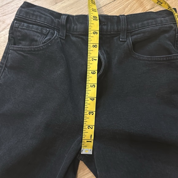 J BRAND Julia High Rise Flare Jeans in Black - Picture 5 of 9